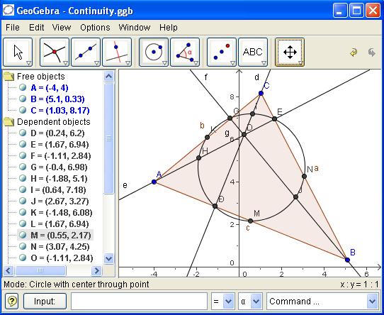 تدريب معلمي الرياضيات على تطبيق جيوجبرا        GeoGebra 